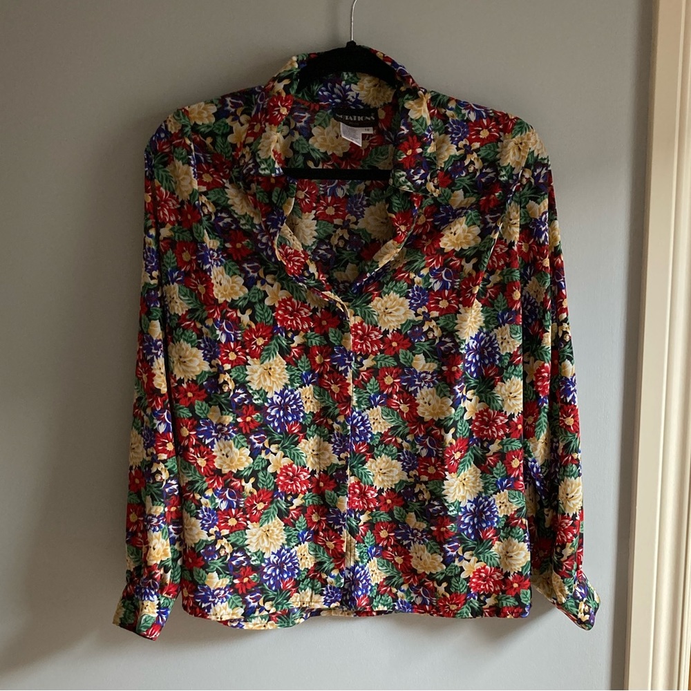 Vintage floral blouse